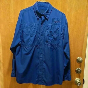 Men’s long sleeve several pockets, fishing shirt